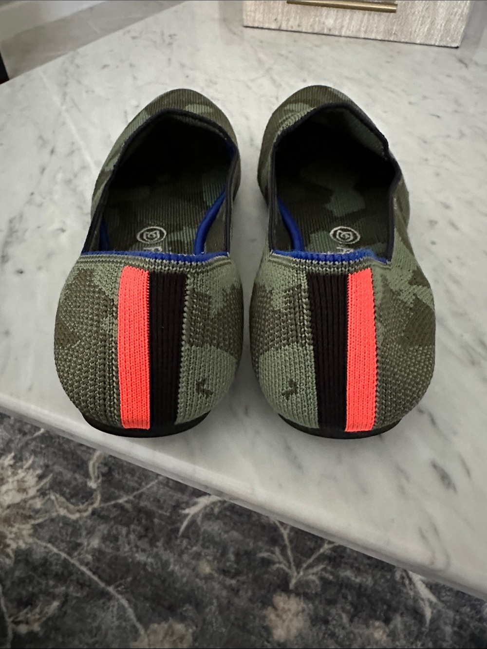 Rothy's Green Camouflage Loafers - Picture 3 of 5